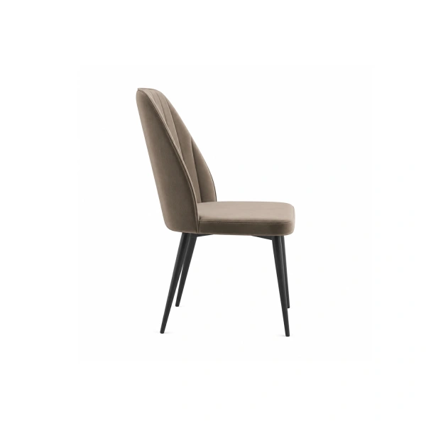 Стул LEONARD CAPPUCCINO DIVA 05 BK (M).